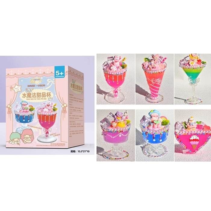 Набір для творчості 00269 приготування коктейлів, 6 видів, світло, бат. (табл.), кор., 15,5-21-10 см