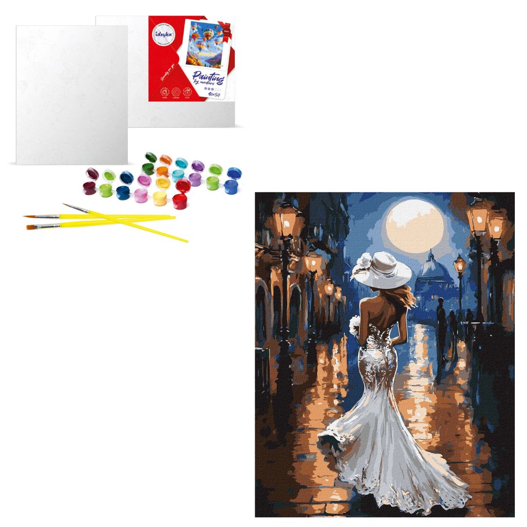 Набір для розпису по номерах "Вечір стилю" 40х50см
