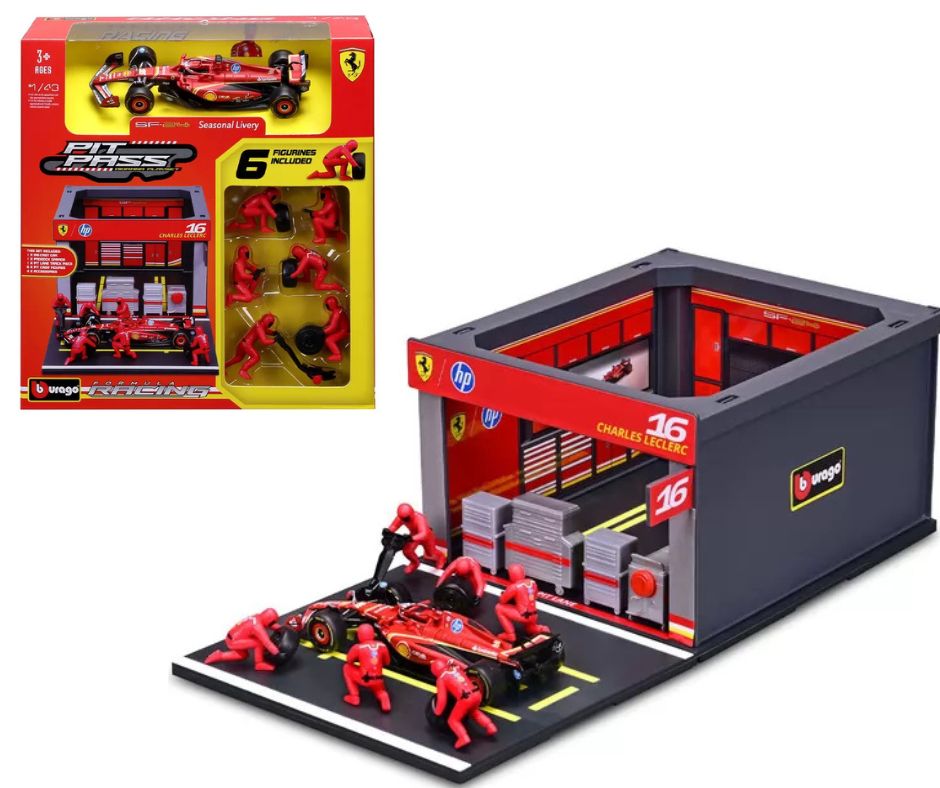 Ігровий набір - PIT PASS FERRARI SF-24 (1:43)