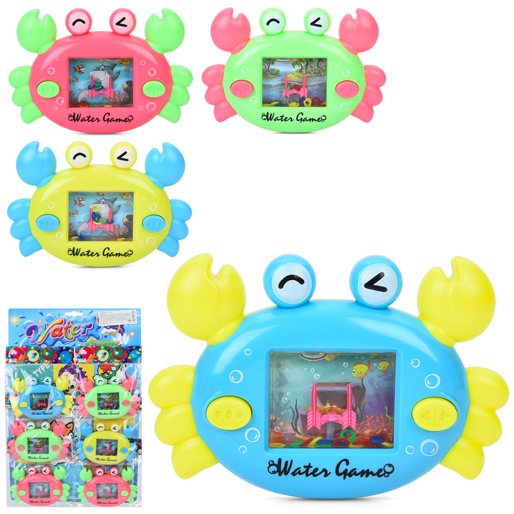 Водяна гра 9905-6 краб, кул., 6 шт. (4 види) лист, 29-43,5-4 см.