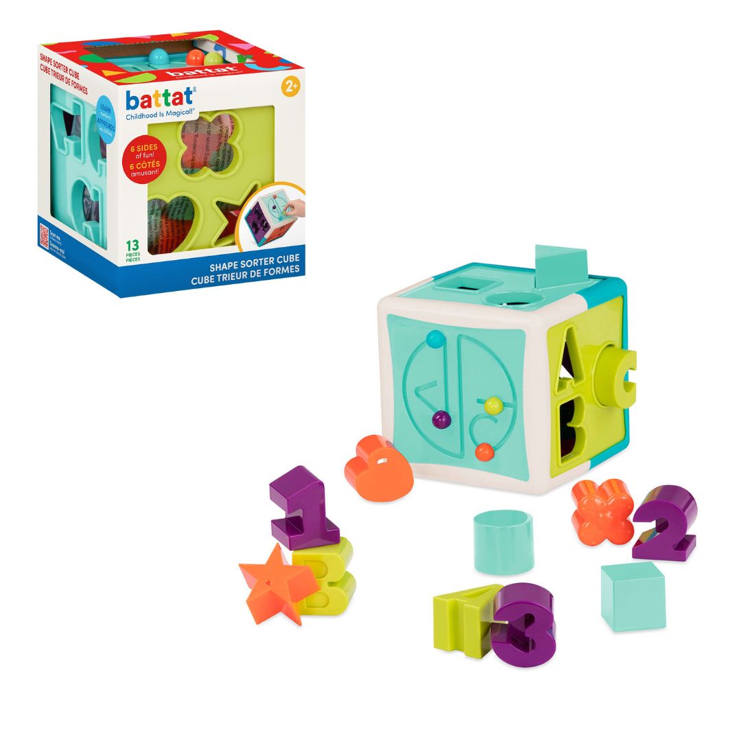 Розвивальна іграшка-сортер - РОЗУМНИЙ КУБ