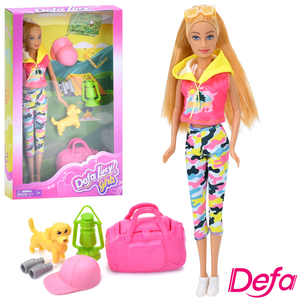 Лялька DEFA 8803 собака, аксесуари, кор., 19-32-5,5 см.