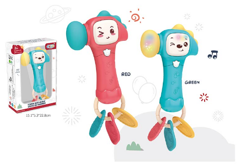 Молоточок 668-128 (72) звуки, мелодії, підсвічування, прорізувачі, в коробці