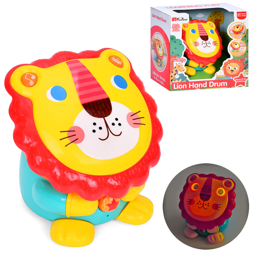 Гра 35396 лев, їздить, рухливі лапки, муз., світло, бат., кор., 29,5-29-18,5 см.