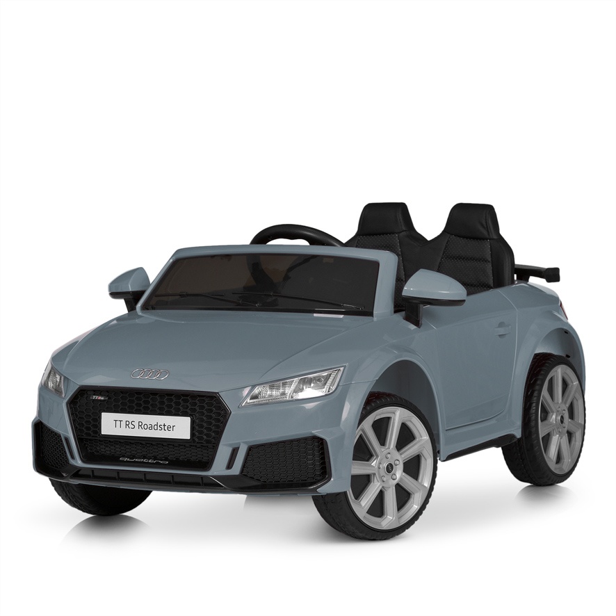 Машина M 5012EBLR-11 2,4G, 2мот*30W, 1акум12V10AH, муз,світл, MP3, USB,EVA, шкіра,сірий