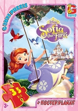 SF002 Пазли ТМ "G-Toys" із серії "Софія прекрасна", 35 ел.