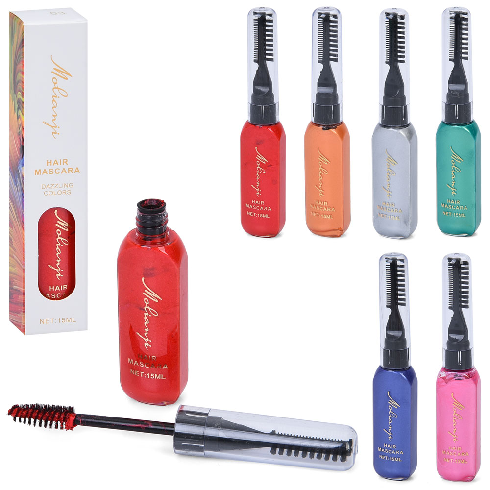 Косметика YG0440 (150шт) фарба для волосся/для брів/для вій, 6 кольорів, 2,5-12,5-2см