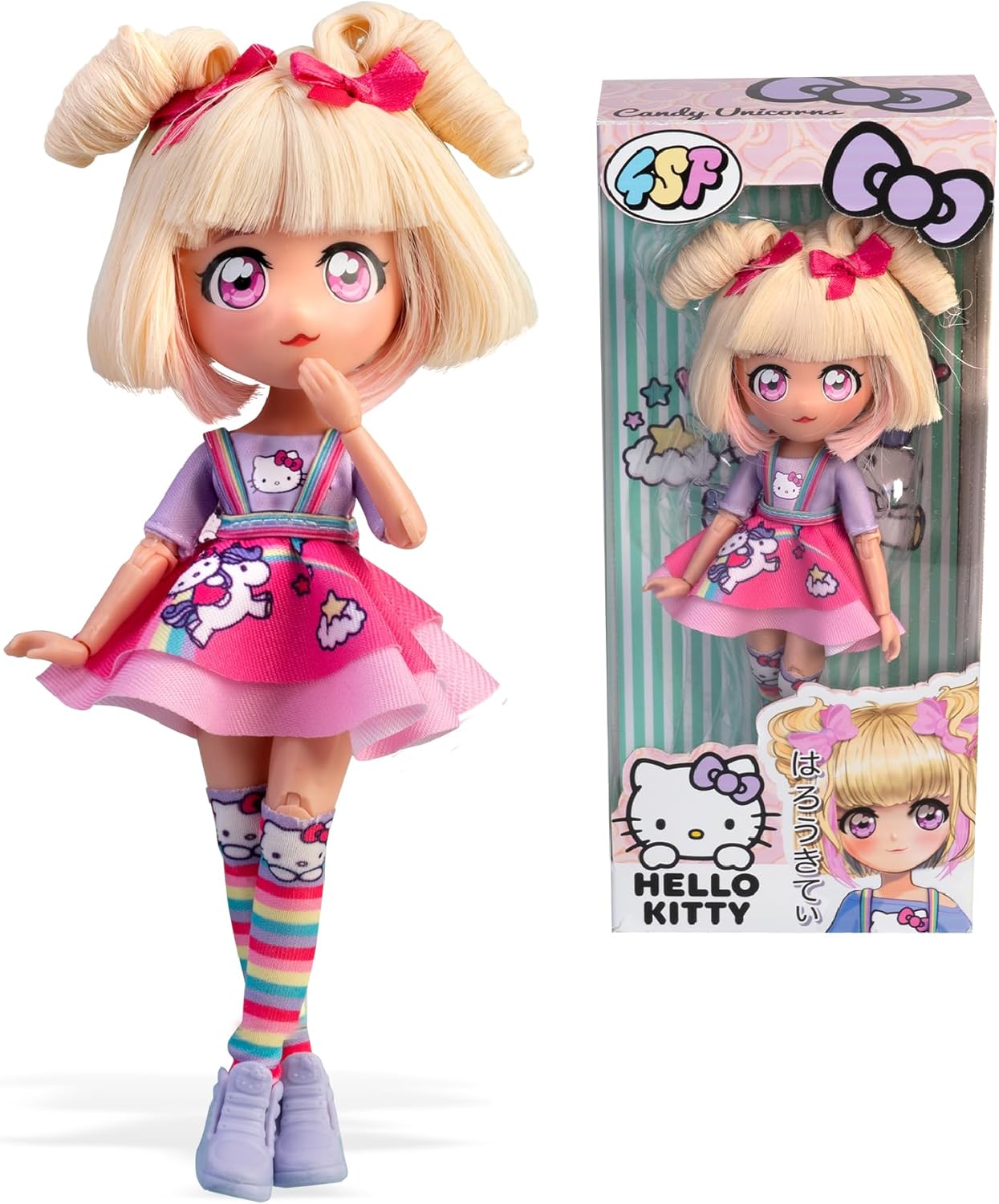Лялька 4SF MANGA DOLLS серії "Hello Kitty" – ЦУКЕРОЧКА-ЄДИНОРІГ
