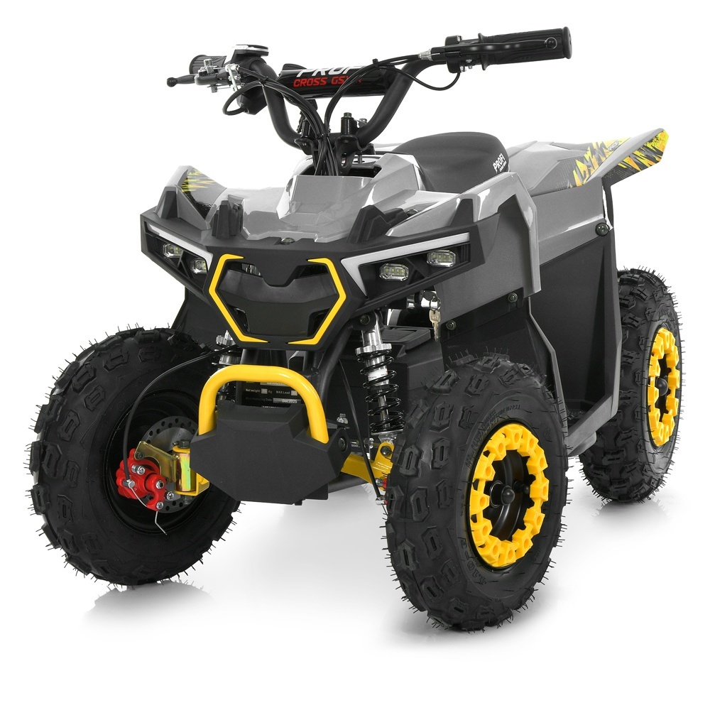 Квадроцикл HB-FFG1000-11-6 мотор 1000W, 3акум 12A/12V, швидкість25км/ч, до 45кг, сіро-жовтий