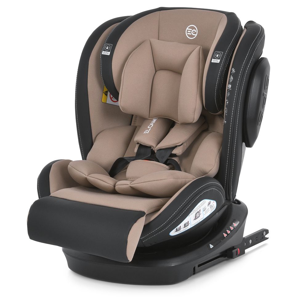 Автокрісло ME 1045 EVOLUTION 2 360⁰ Natural Beige (1шт) дитяче,група 0+/1-2-3,isofix, поворот 360⁰,бежевий