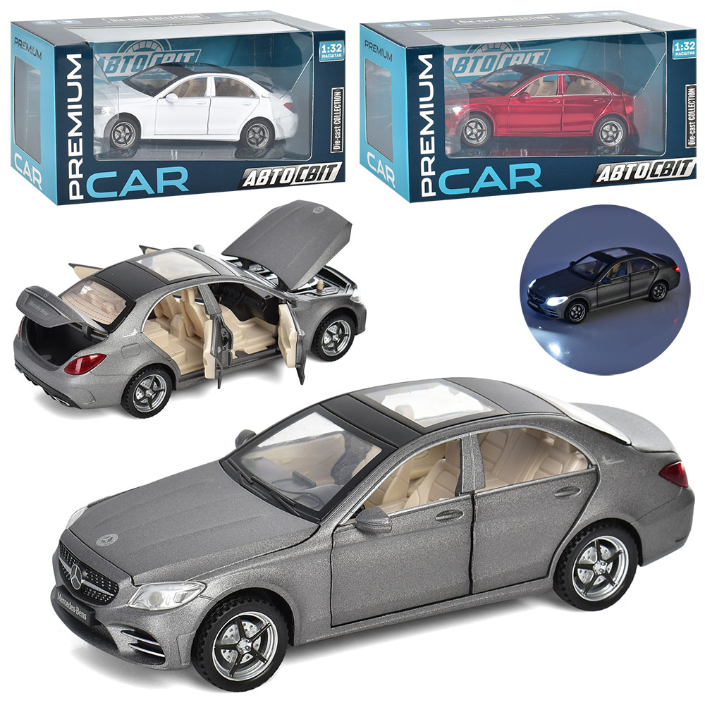 Машина AP-1753 АвтоСвіт, 1:32, мет., інерц., 3кольори, муз., світло, бат.(табл.), кор., 20-10-9см.
