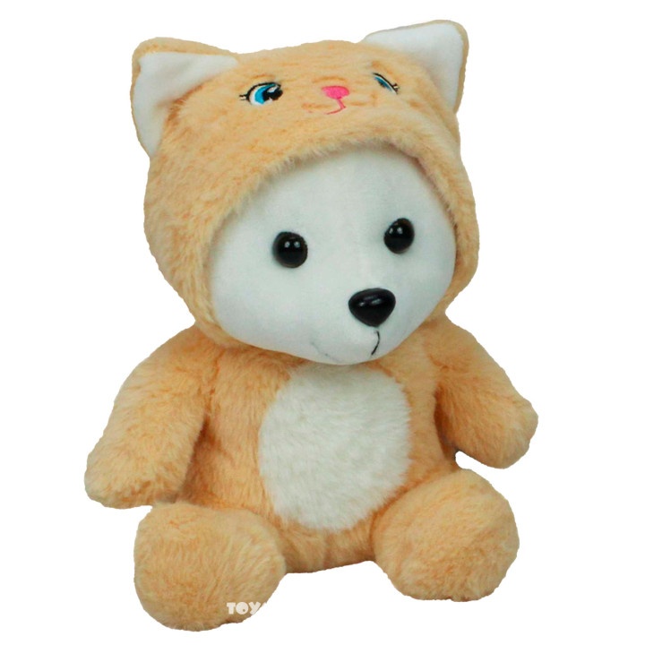 М'яка іграшка "Ведмедик в капюшоні (кіт)", Копиця 00004-41