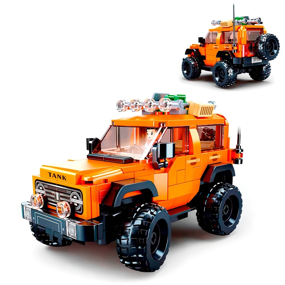 Конструктор SLUBAN M38-B1013 джип, 1:35, фігурка, 302дет, в кор-ці, 30-19-7см