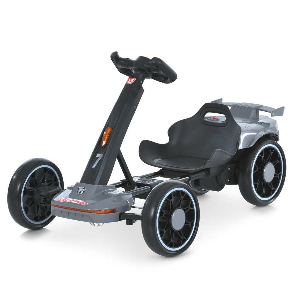 Електрокарт M 6145(A)EBR-11 радіок.2,4G,2мотори35W,1акум12V4,5AH,EVA,BLUETOOTH,музика,світло,сірий