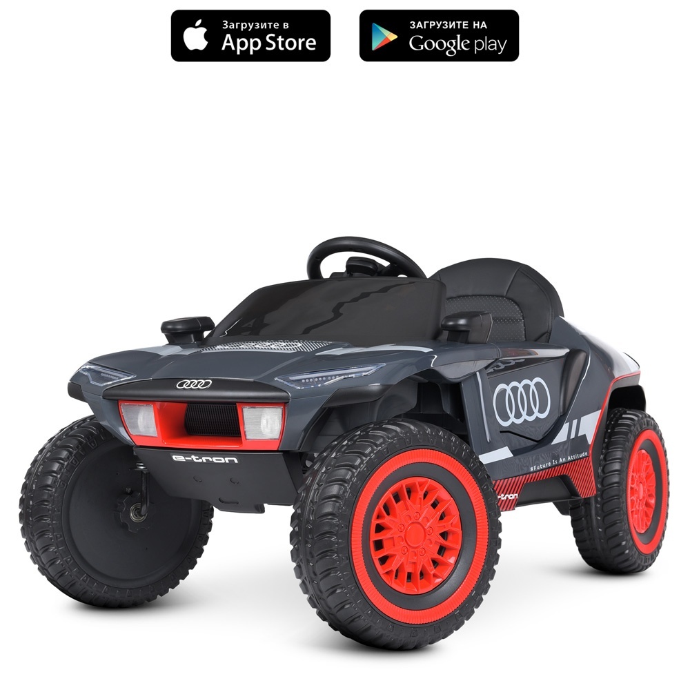 Джип M 4972EBLR-11 2,4G, 2*45W, 1*12V7-9AH, кол.EVA, MP3, USB, свiтло, муз., шкiр. сид., камуфл.