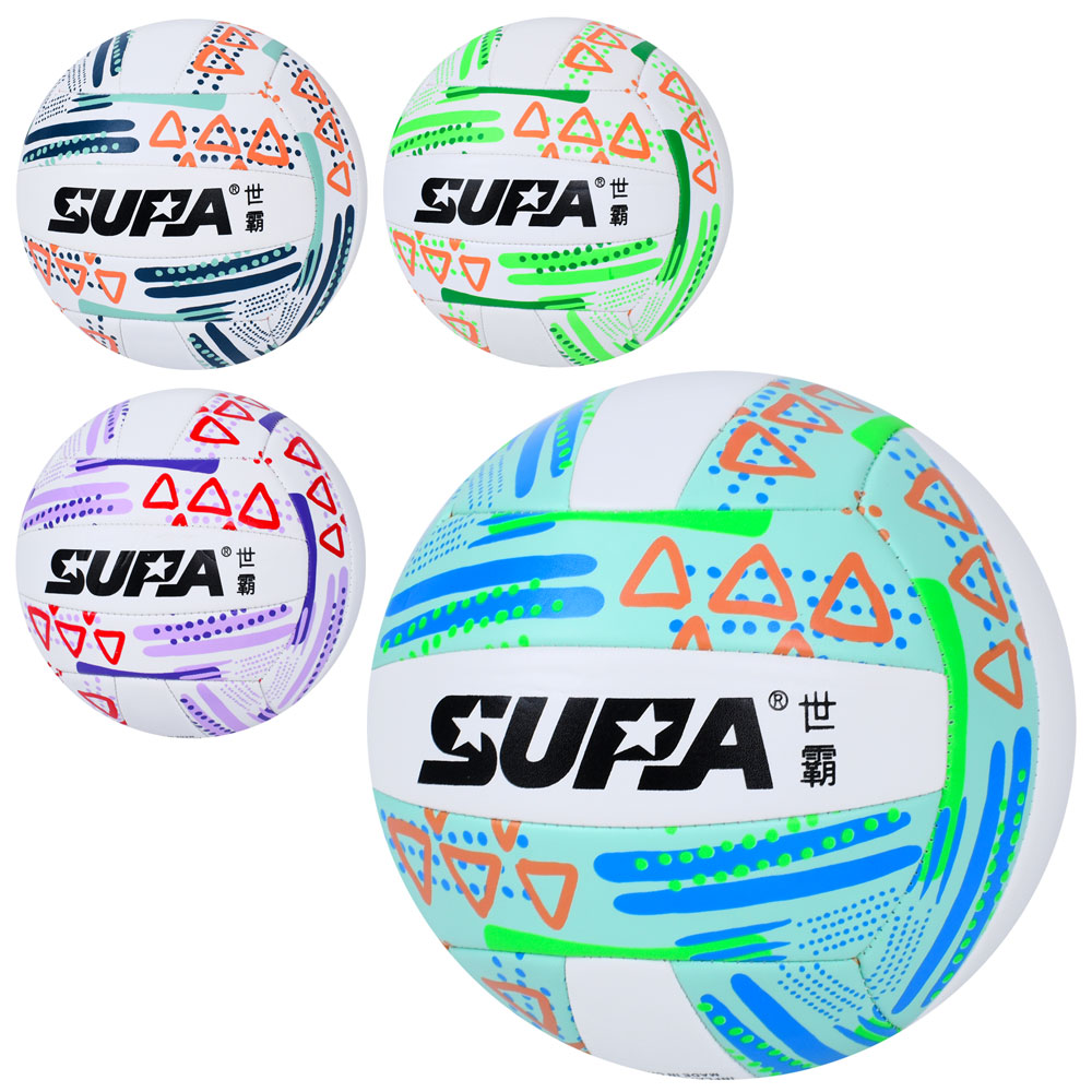 М'яч волейбольний MS 3882 офіційний розмір, 260-280 г, 4 кольори, кул.