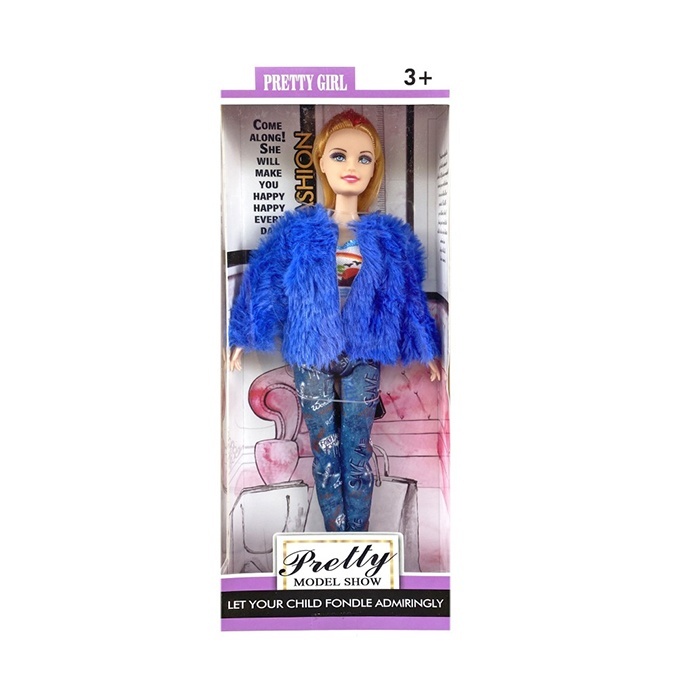 Лялька B81A-8 шарнірні руки, мікс видів, кор., 12-32,5-5 см.