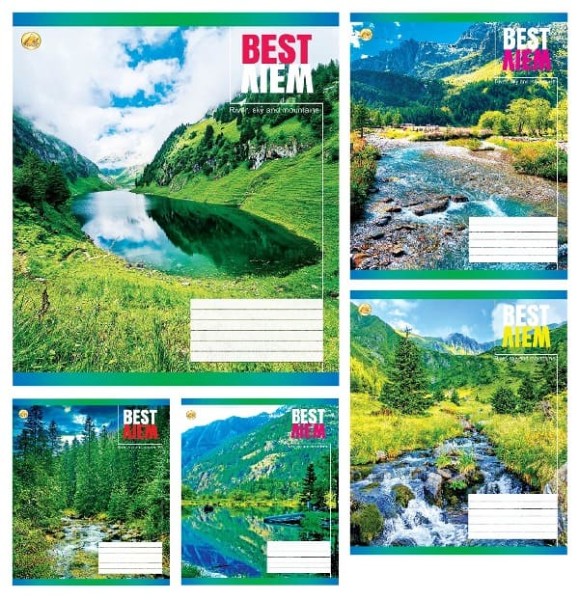 Зошит 24 арк.клітинка Тверда ТА51305 Природа, 20/320