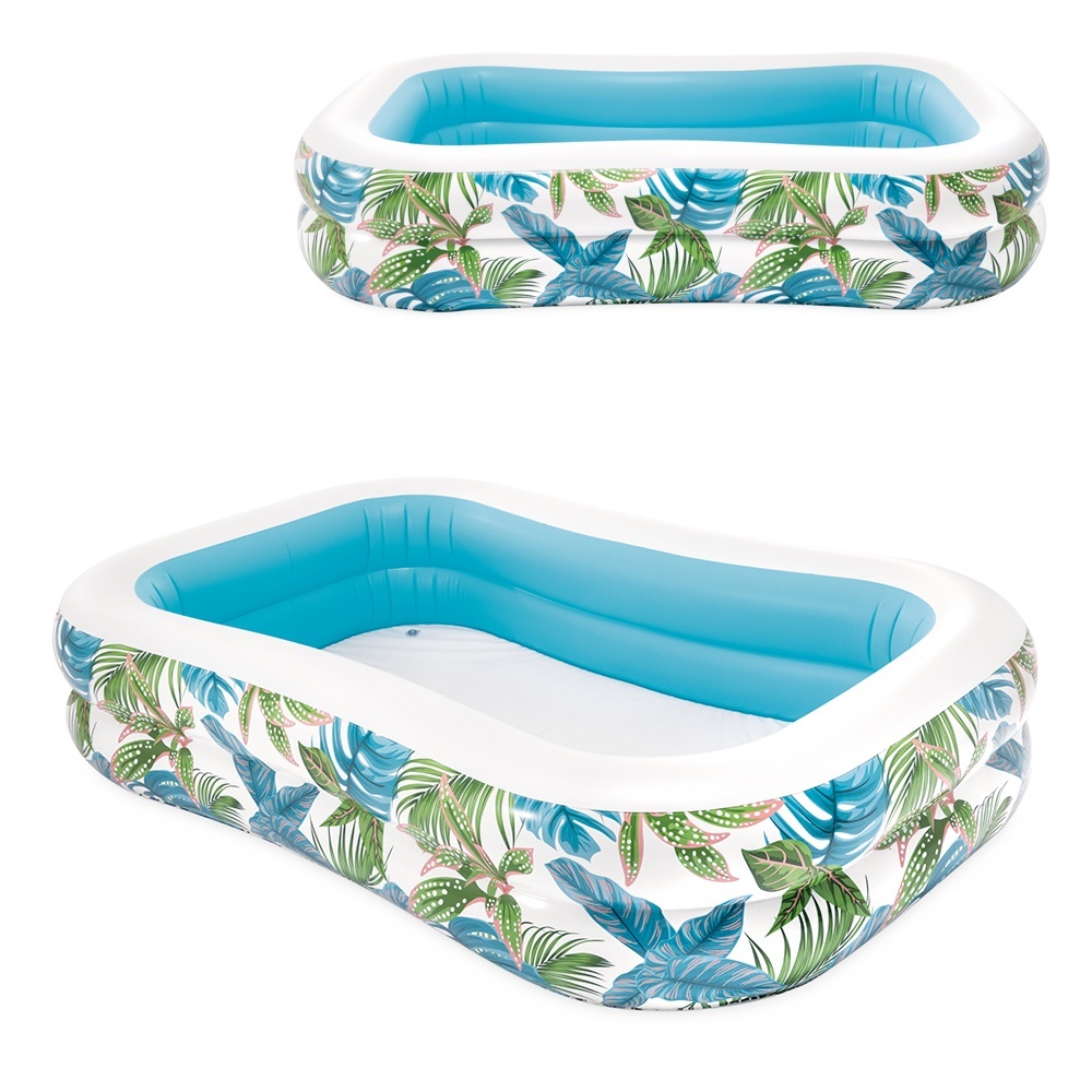 Басейн сімейний 57177 надувний, Тропіки,600л, від 3-х років, кор., 229-152-48 см. 