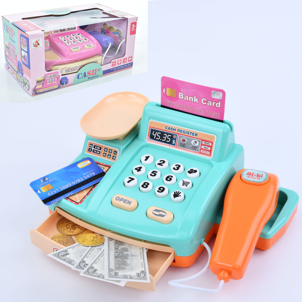 Касовий апарат CF8207-10 сканер, ваги, гроші, 2 кольори, муз., світло, кор., 27-16-13 см.