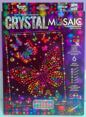 Набір креативної творчості "CRYSTAL MOSAIC" №8 метелик