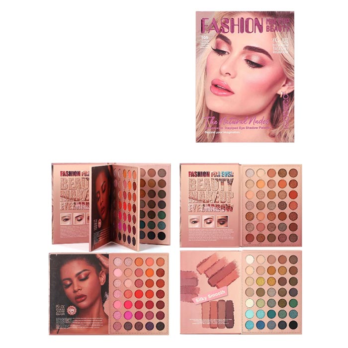 Косметика IG3065 тіні, палетка 4 шт. (105 кольорів), кор., 15,5-21-2 см.