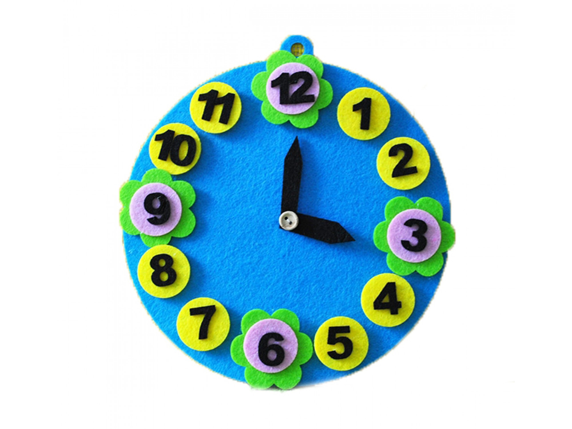 Розвиваюча гра з фетру Годинник 20 см