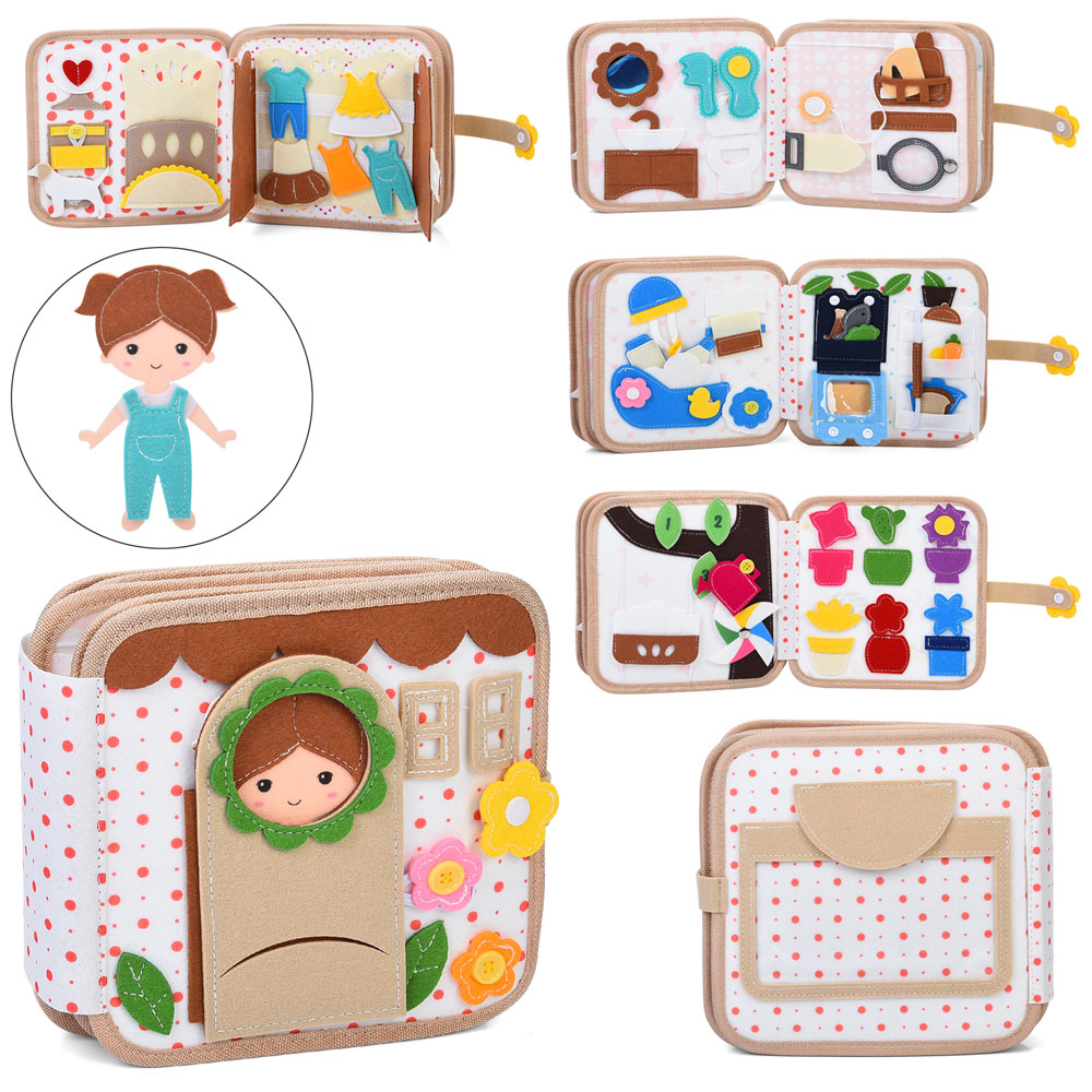 Гра XQ-15навчальна,бізікнига/бізікнижка,20-20-6см,кімнати,фігурка,гардероб,кольори,циф.у пак.