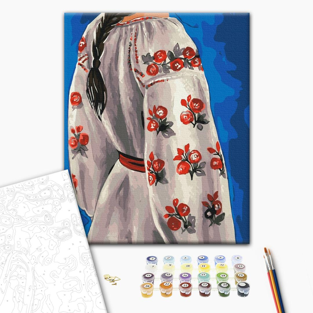 Картина за номерами: Вишиванка © Каріна Зіміна 40х50