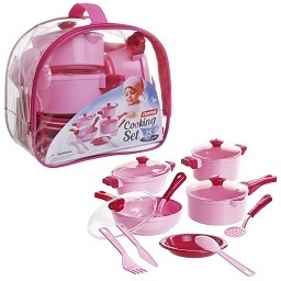 Набір посуду “Cooking Set” (25 pcs) рожева кульок - 1 - smarttoys.com.ua