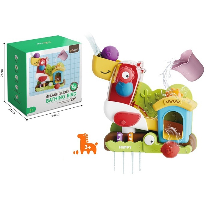 Водоспад DM9500W гра для купання, птах, 24-23-10см, на присосках,кор.,, 24-24-11см