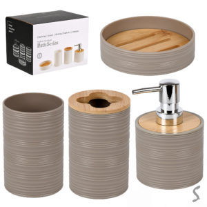 Набір для ванної 4пр/наб 16*12*12см R100769-BG