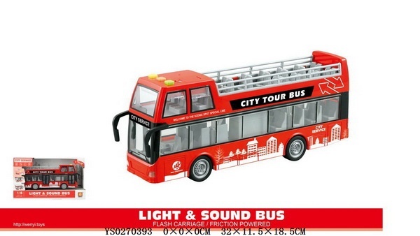 Автобус WY916A інерц., 1:16, відчин. двері, муз., світло, бат. (табл.), кор., 32-16,5-11,5 см.