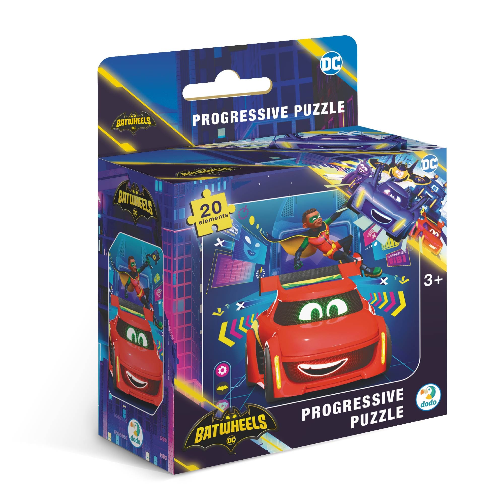 Пазл на 20 елементів Batwheels. Червоний птах. Ред