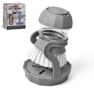 Щітка для миття посуду з резервуаром для миючого засобу 9*13см N01232