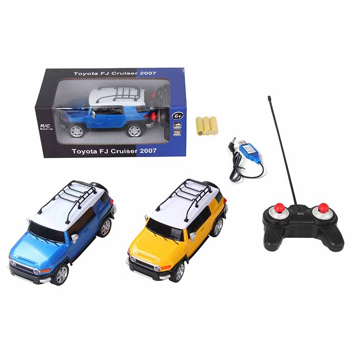 Джип 27055 радіокер., Toyota, 1:24, акум., гум. колеса, USB, 2 кольори, світло, кор.,28-11,5-14,5см.