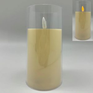 Свічка декоративна світлодіодна 7.5*15см (без батарейок 3шт*ААА), R96350