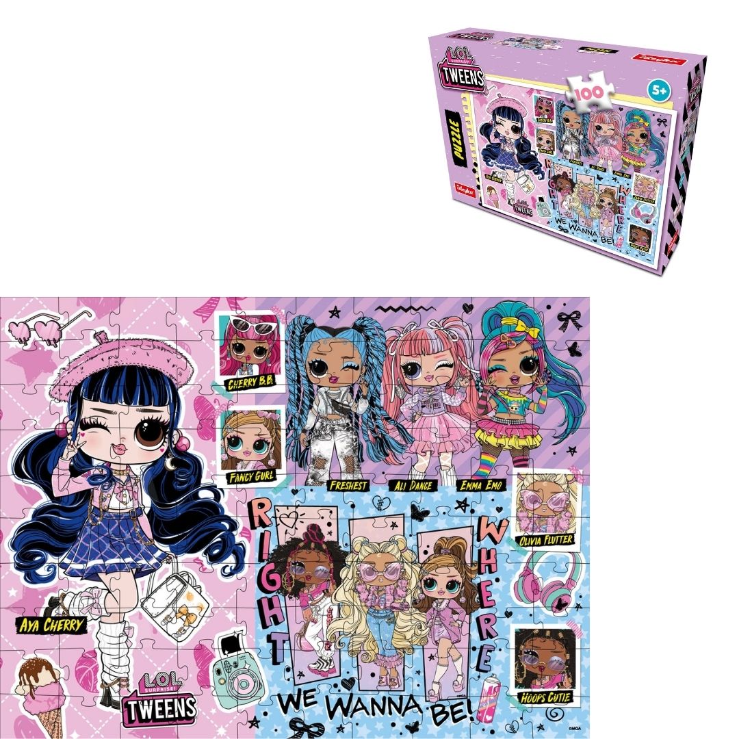Пазли L.O.L. Surprise! Tweens Collection, 100 елементів