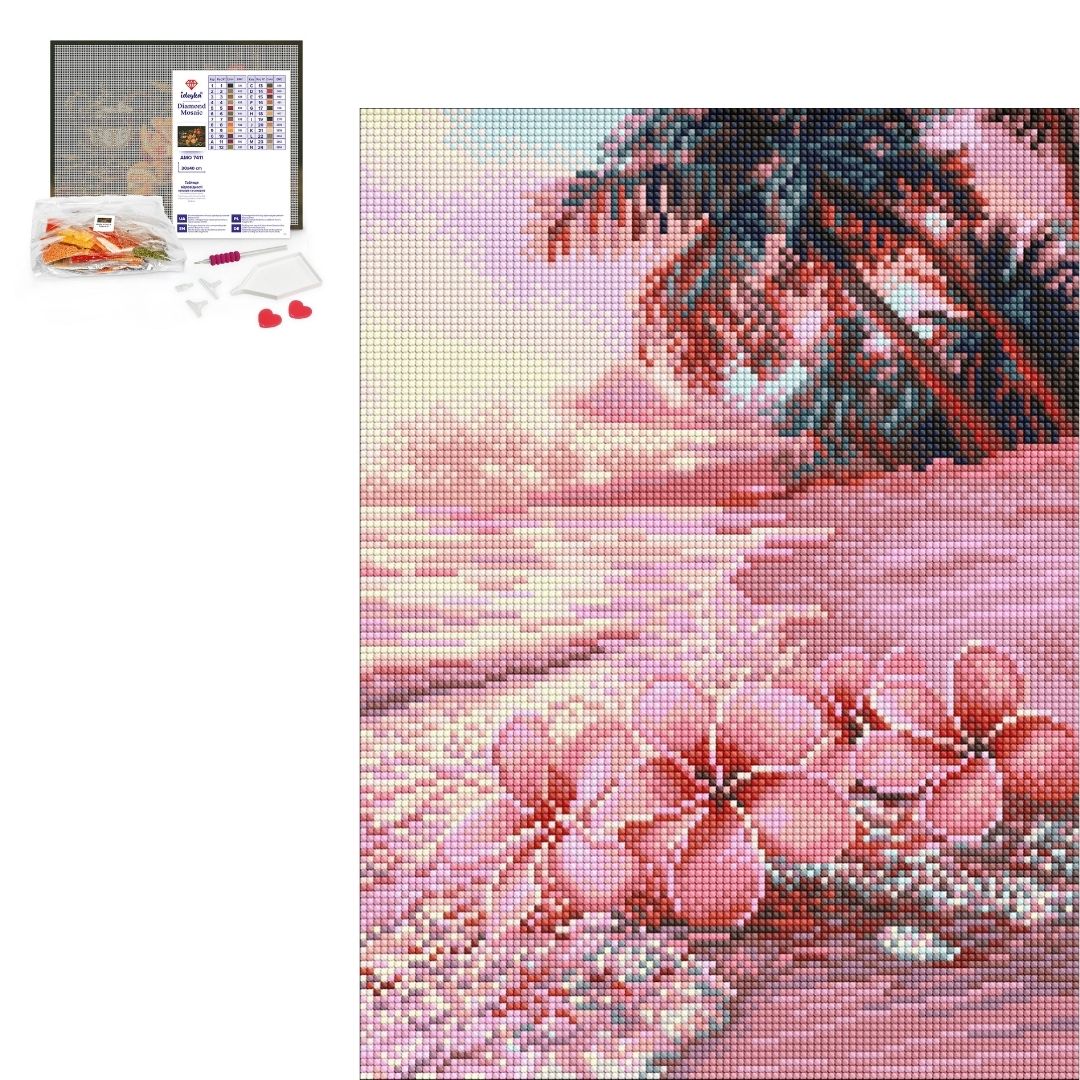 AMO "Рожевий пляж" 30х40см