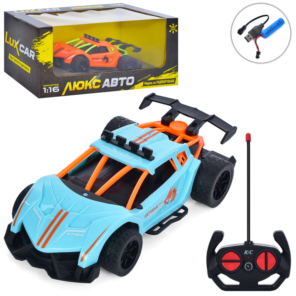 Машина M 5042 радіокер., 1:16, акум., USB, 2 кольори, світло, кор., 34-15-13,5 см.