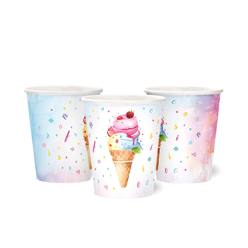 Набір стаканчиків "Морозиво" 10 шт