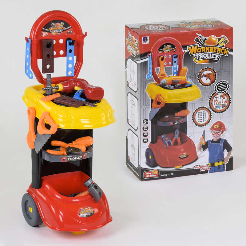 Фотография 1 товарной позиции интернет-магазина детских игрушек www.smarttoys.com.ua Набір інструментів 661-180 (6) на батарейці, в коробці