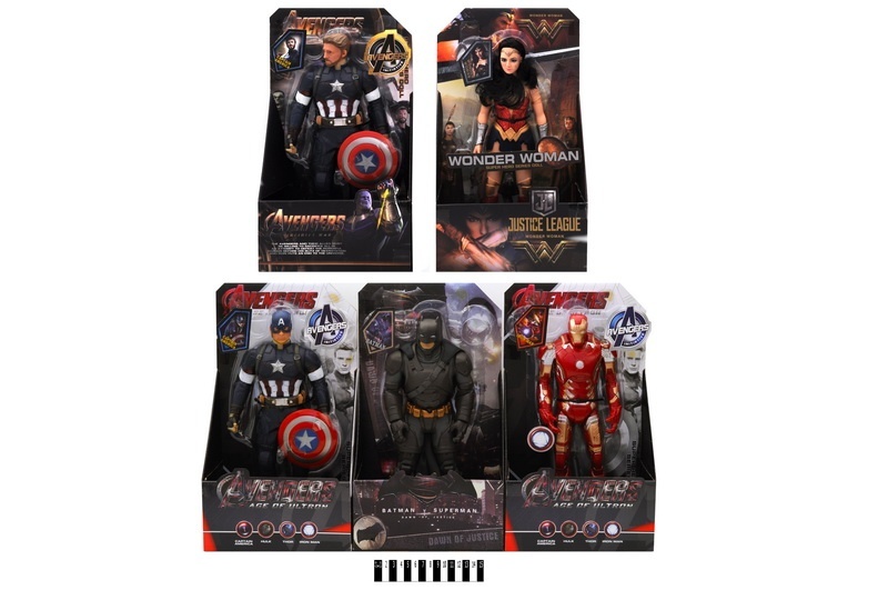 Супергерой "MARVEL" (коробка, 5 видів) 3320B/3320C/3326B/3323B/3330 р.22*10,5*38,5см.