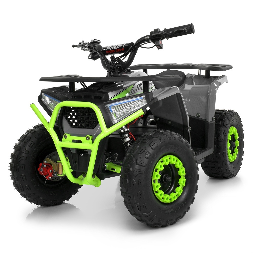 Квадроцикл HB-FFA1000-11-5 (MP3) мот1000W,4акум.12V/12AH,муз,світло,BT,до26.5км/г,до65км.,сіро-зелен