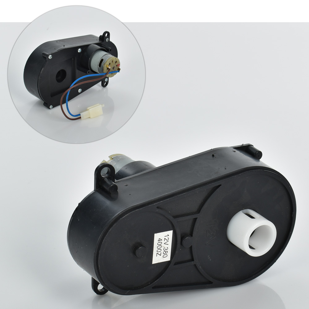 Рульовий редуктор M 4846-ST GEAR для джипа M 4846, 12V, RPM4000, відв. під вісь 10мм, дл.14см.