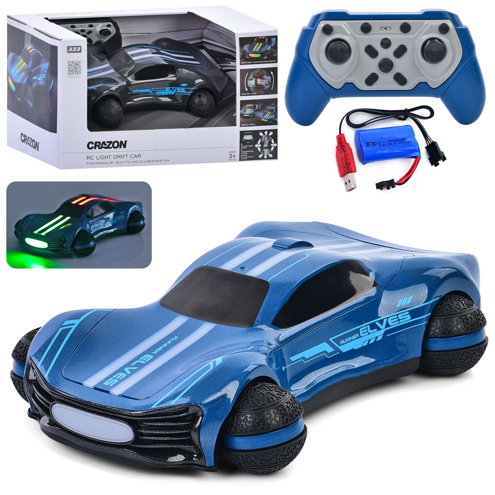 Машина 333-YL24161 радіокер. 2.4G, 1:16,  дрифтова, акум., USB,2 кольори,світло,кор.,31-20,5-17,5см.