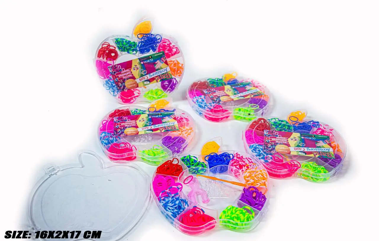 Набір для плетіння браслетів із гумок - Яблуко