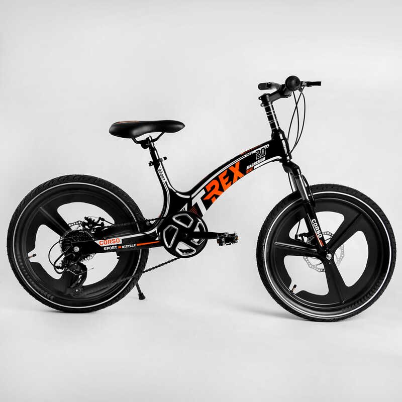 Фотография 1 товарной позиции интернет-магазина детских игрушек www.smarttoys.com.ua Дитячий спортивний велосипед 20 '' CORSO «T-REX» TR-77006 (1) магнієва рама, обладнання MicroShift, 7 швидкостей, зібраний на 75%