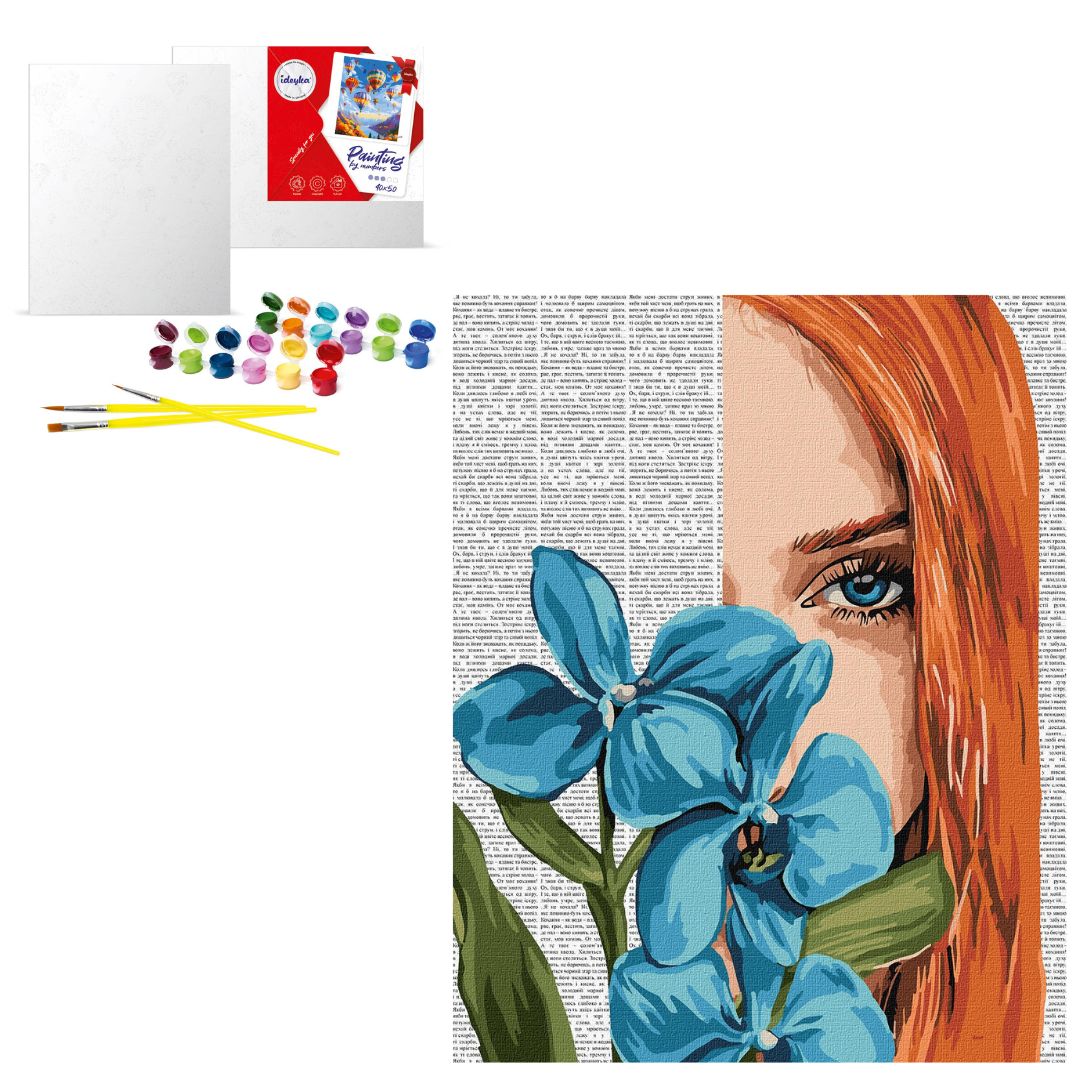 KHO "Барвиста поезія: Блакитна орхідея" 40x50см