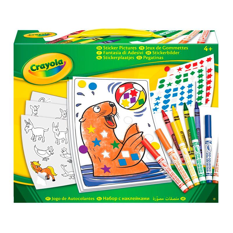 Фотография 1 товарной позиции интернет-магазина детских игрушек www.smarttoys.com.ua 04-6801(04-6801-Е-000).Набір для творчості з фломастерами Crayola